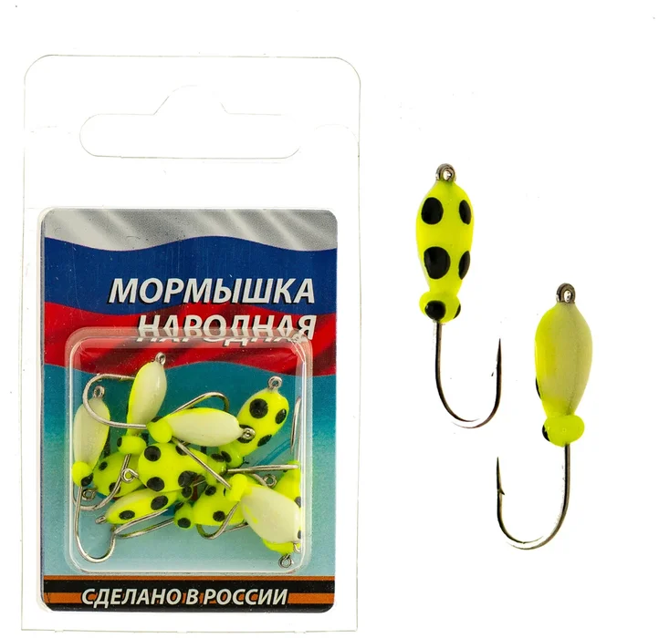 Мормышка фосф Lime Com